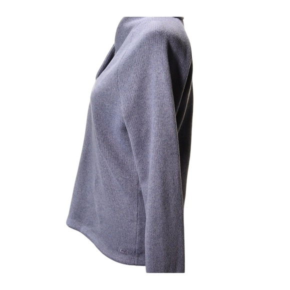 REI Womens Medium Pullover Sweater Purple Long Sleeve Embroidered Fleece - Picture 2 of 5